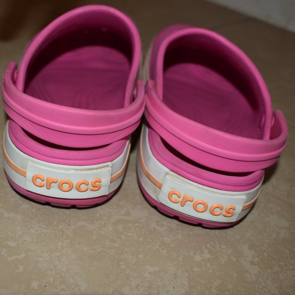 CROCS Platform Shoes Size 4 J - Picture 4 of 5